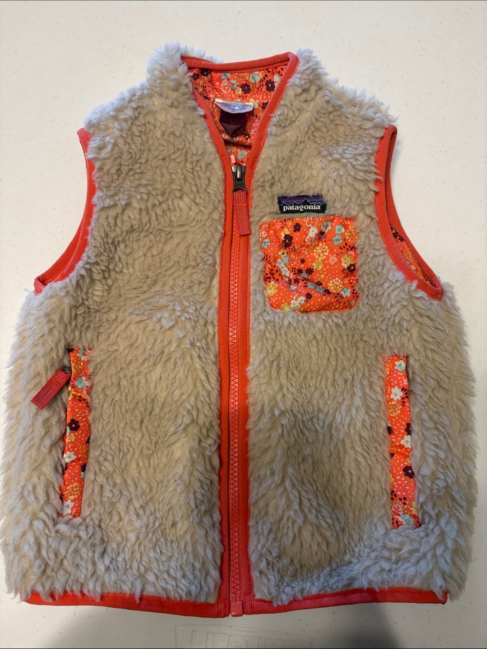 Baby Retro Vest Patagonia Worn Wear Size:3T